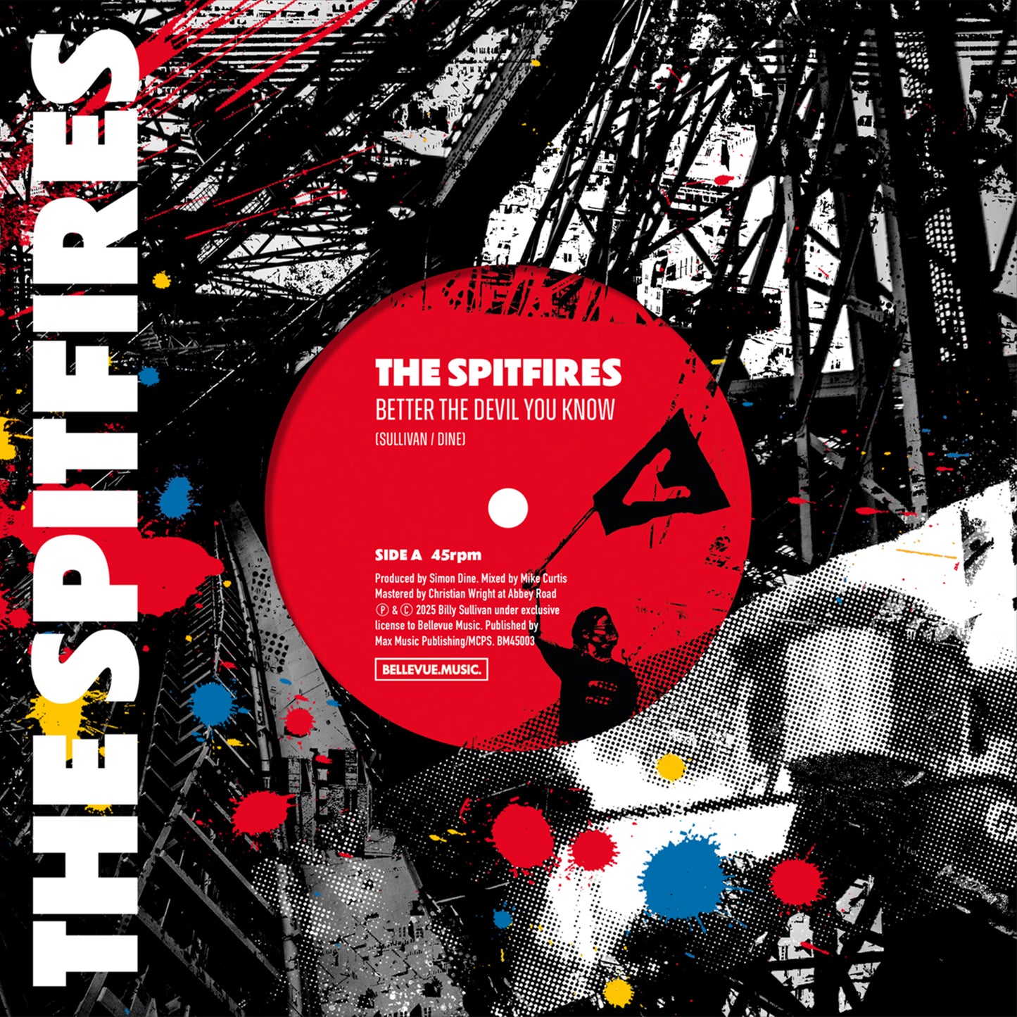 ORDER VINYL 7 INCH (45rpm) - THE SPITFIRES "Better the Devil You Know"
