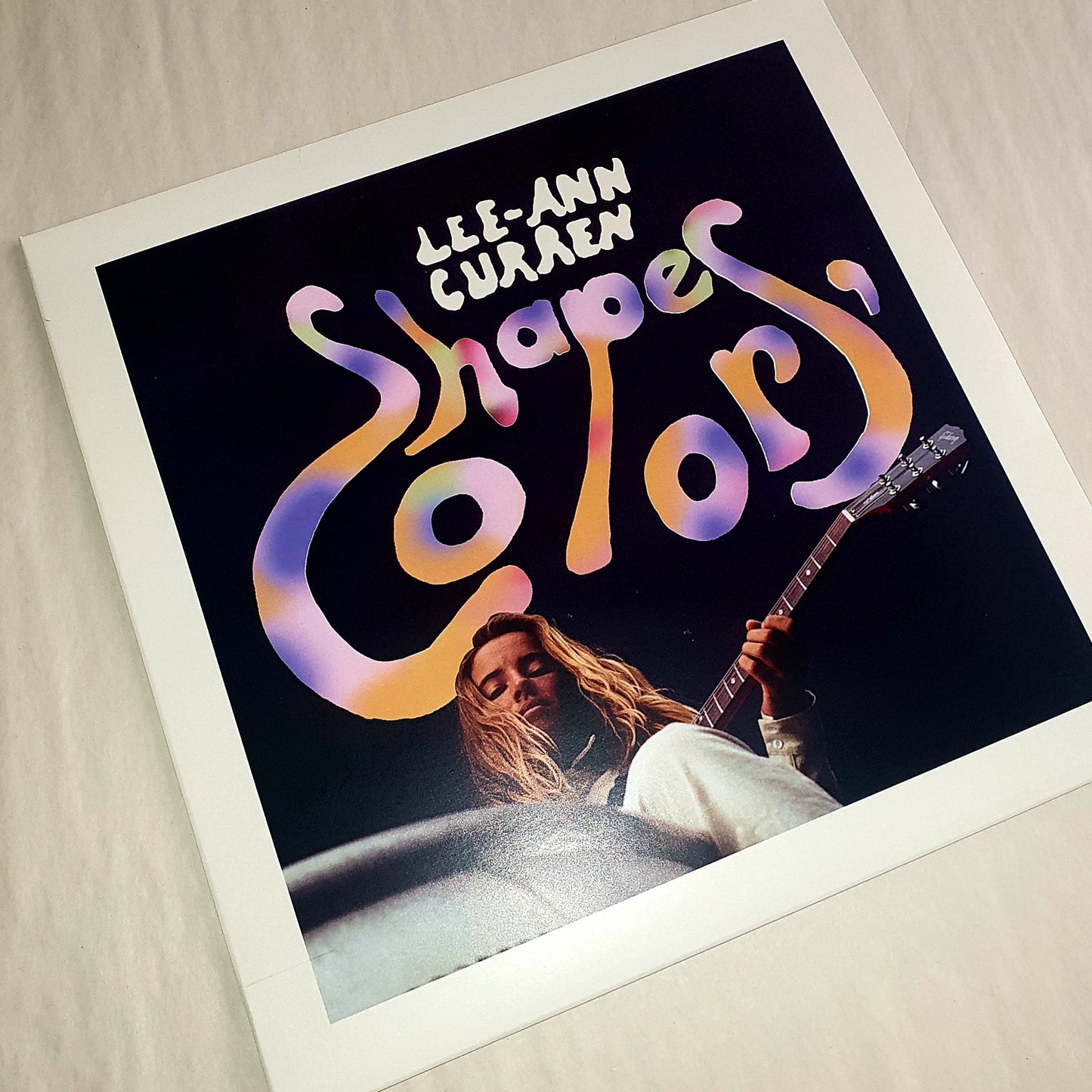 LEE-ANN CURREN  "Shapes, Colors"  / EP 4 titres / vinyle 33T + UNE AQUARELLE INEDITE