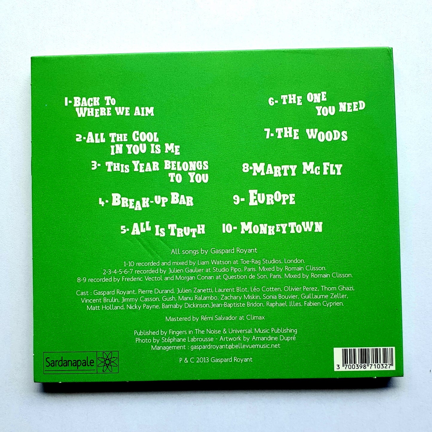 GASPARD ROYANT " 10 Hit Wonder" (format CD)