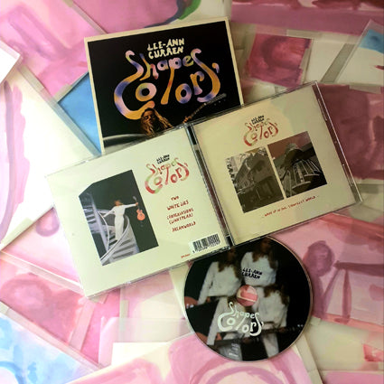 LEE-ANN CURREN "Shapes, Colors" / 4-track EP / CD with slipcase + AN UNPUBLISHED WATERCOLOR
