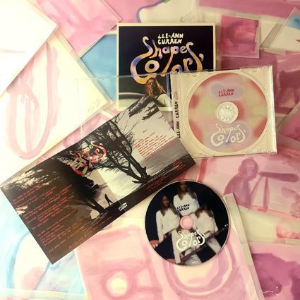 LEE-ANN CURREN "Shapes, Colors" / 4-track EP / CD with slipcase + AN UNPUBLISHED WATERCOLOR