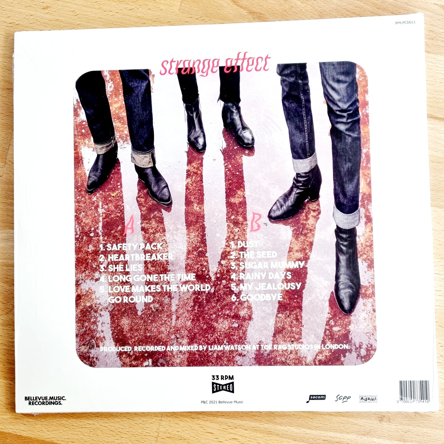 VINYLE 33T de « Strange Effect » (CD inclus !)