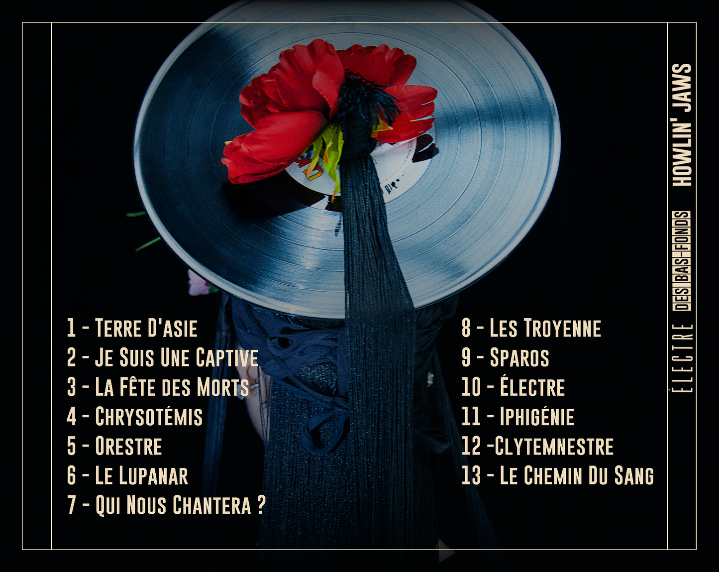CD "ELECTRE DES BAS-FONDS", Musique originale par Howlin' Jaws