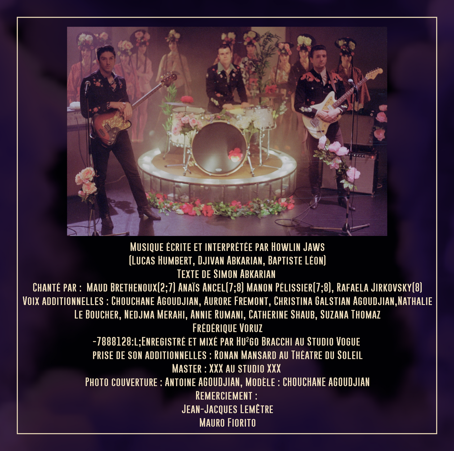 CD "ELECTRE DES BAS-FONDS", Musique originale par Howlin' Jaws