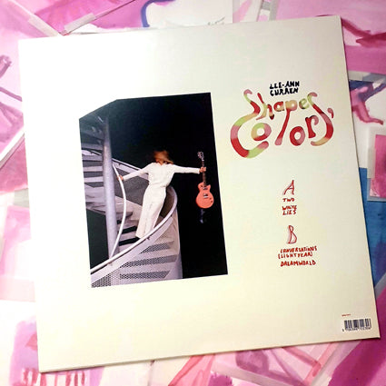 LEE-ANN CURREN  "Shapes, Colors"  / EP 4 titres / vinyle 33T + UNE AQUARELLE INEDITE