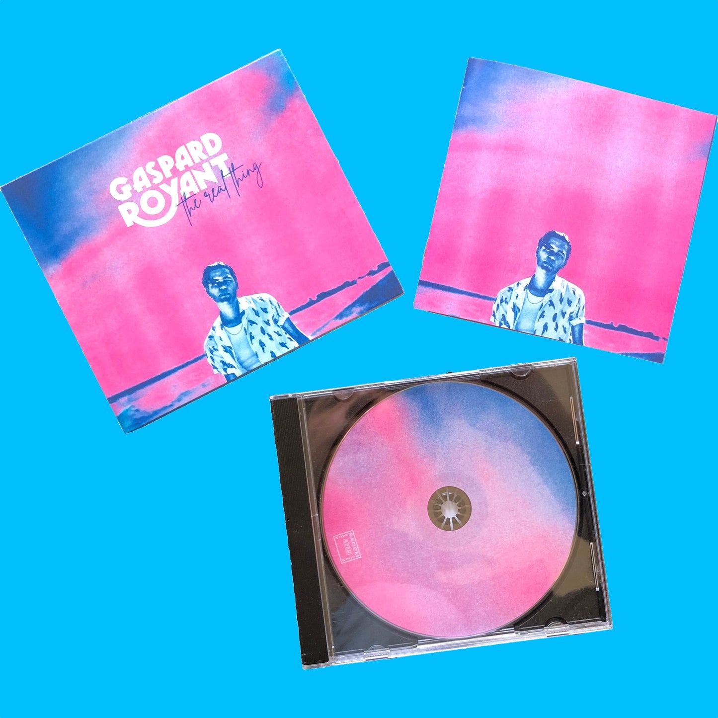 "THE REAL PACK ": CD signé + 33T vinyle signé + 2 badges + tote bag sérigraphié