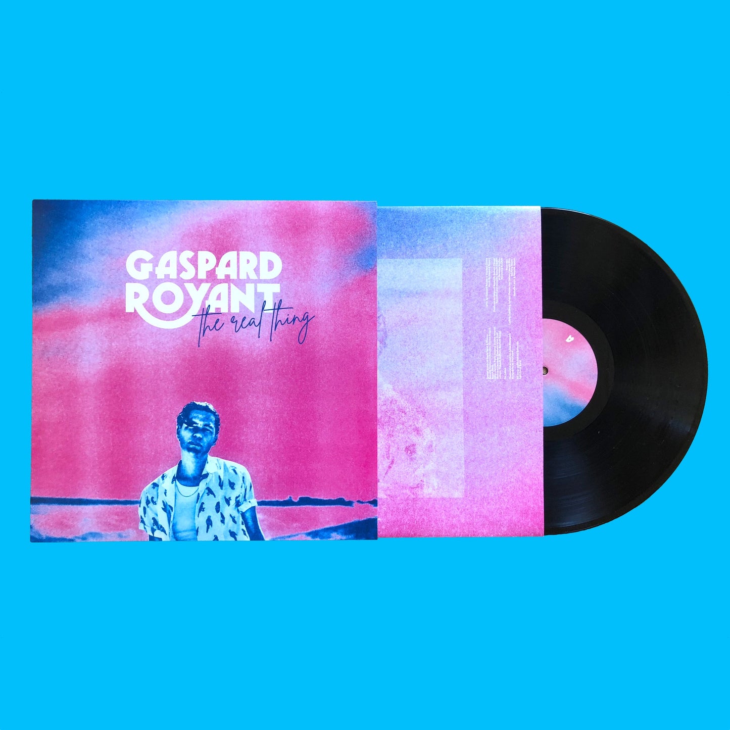 "THE REAL PACK ": CD signé + 33T vinyle signé + 2 badges + tote bag sérigraphié