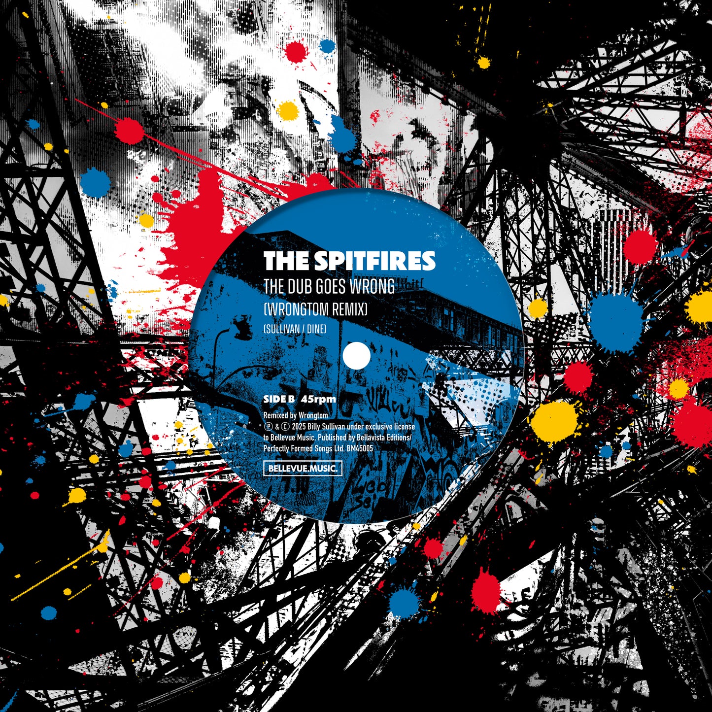 ORDER VINYL 7 INCH (45rpm)  - THE SPITFIRES  "I'll Never" / "The Dub Goes Wrong" (Wrongtom remix)
