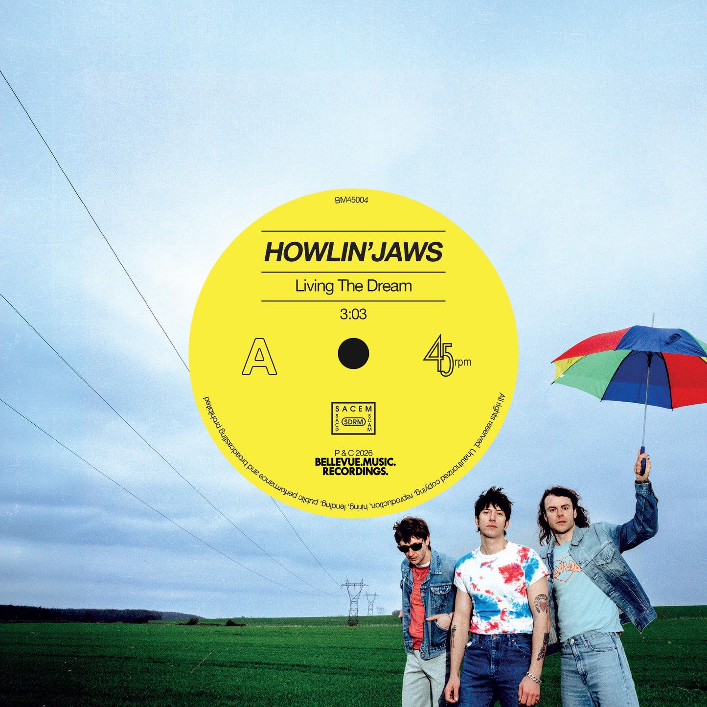 45 tours  TROUBLED MIND / LIVING THE DREAM