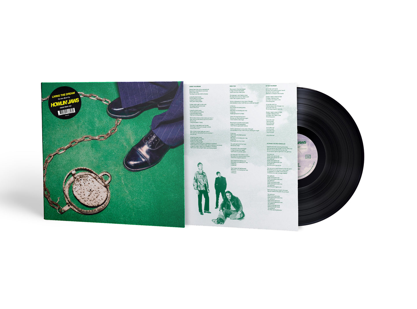 PRECOMMANDE 33T VINYLE - HOWLIN’ JAWS - Living The Dream